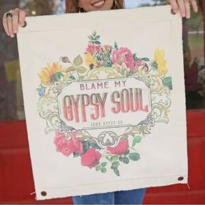 'Blame‎ My Gypsy Soul' Wall Decor - NWT